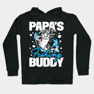 Papa's Fishing Buddy Fishing Buddies Angler Daddy Children Hoodie